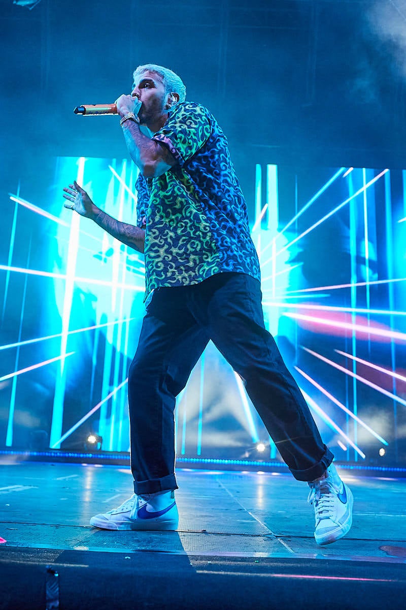 El concierto tuvo lugar en el aparcamiento exterior del Centro Comercial Nevada Shopping.