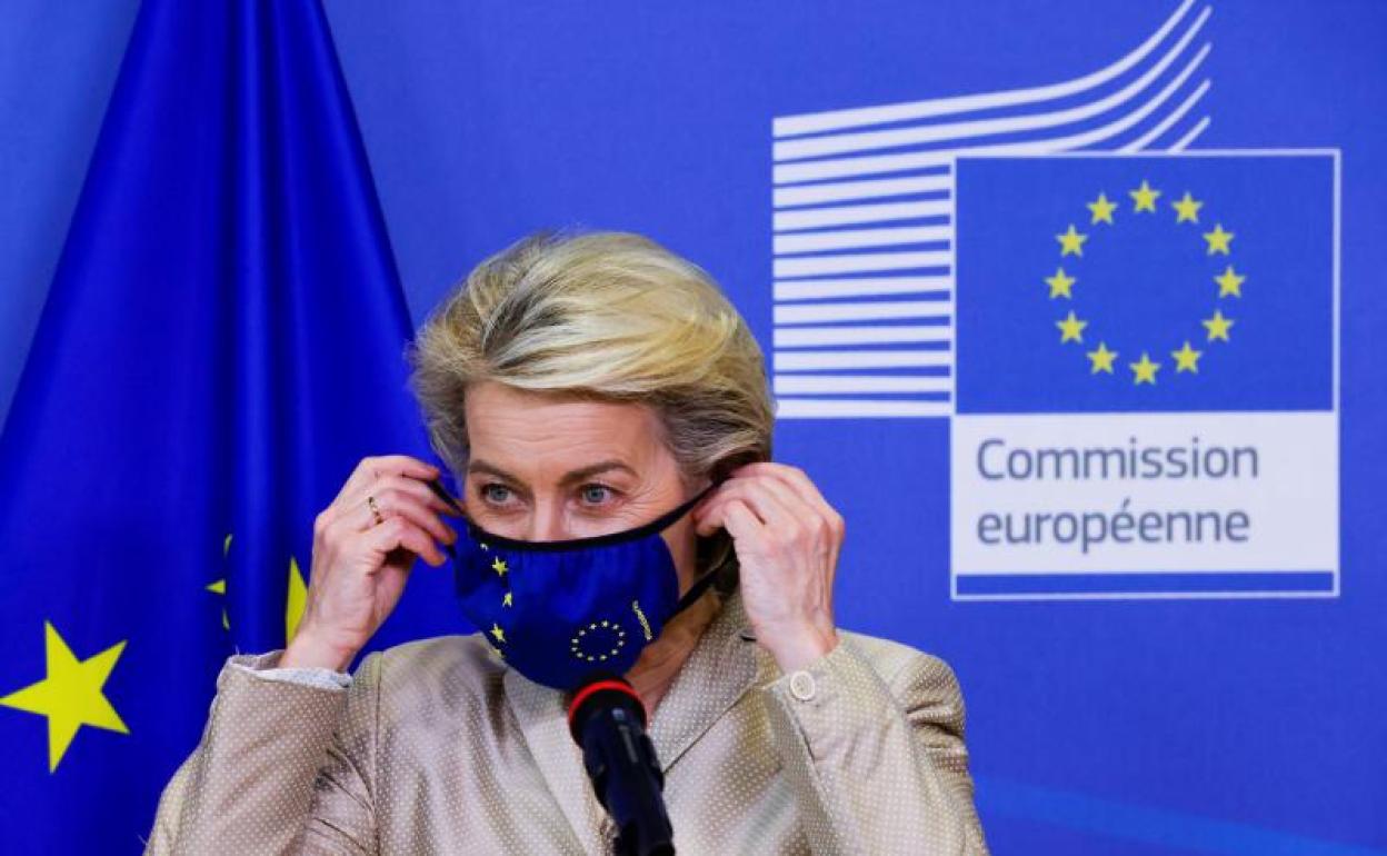 Ursula von der Leyen, presidenta de la Comisión Europea 