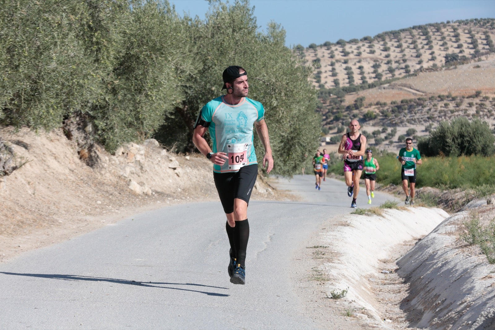 Exigente recorrido en la décima edición de la 'Villa Romana'. 
