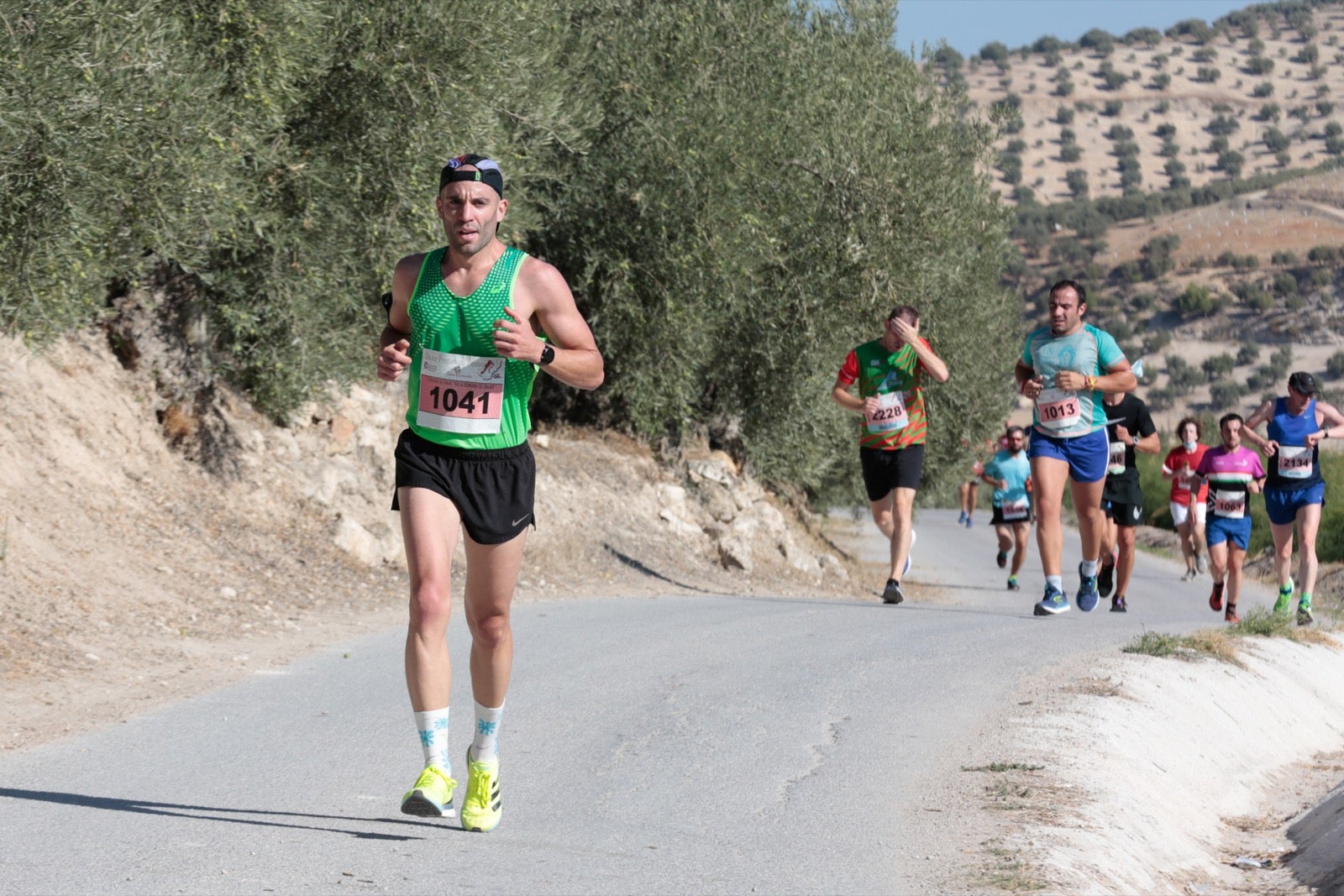 Exigente recorrido en la décima edición de la 'Villa Romana'. 