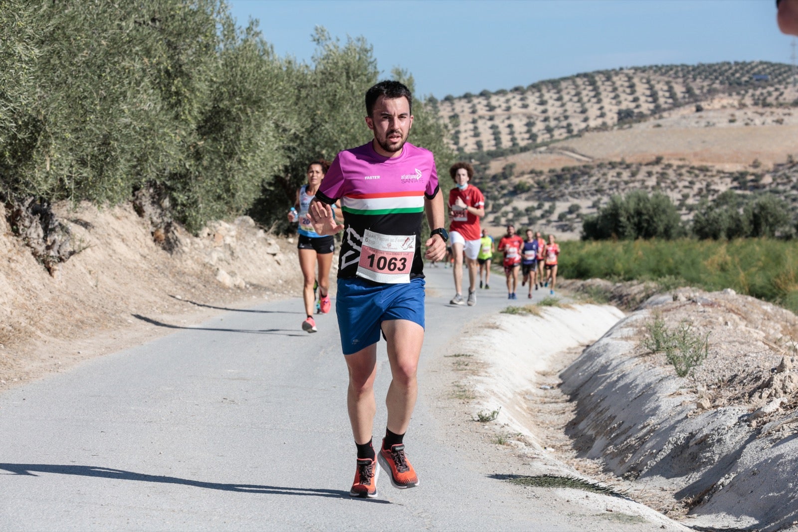 Exigente recorrido en la décima edición de la 'Villa Romana'. 
