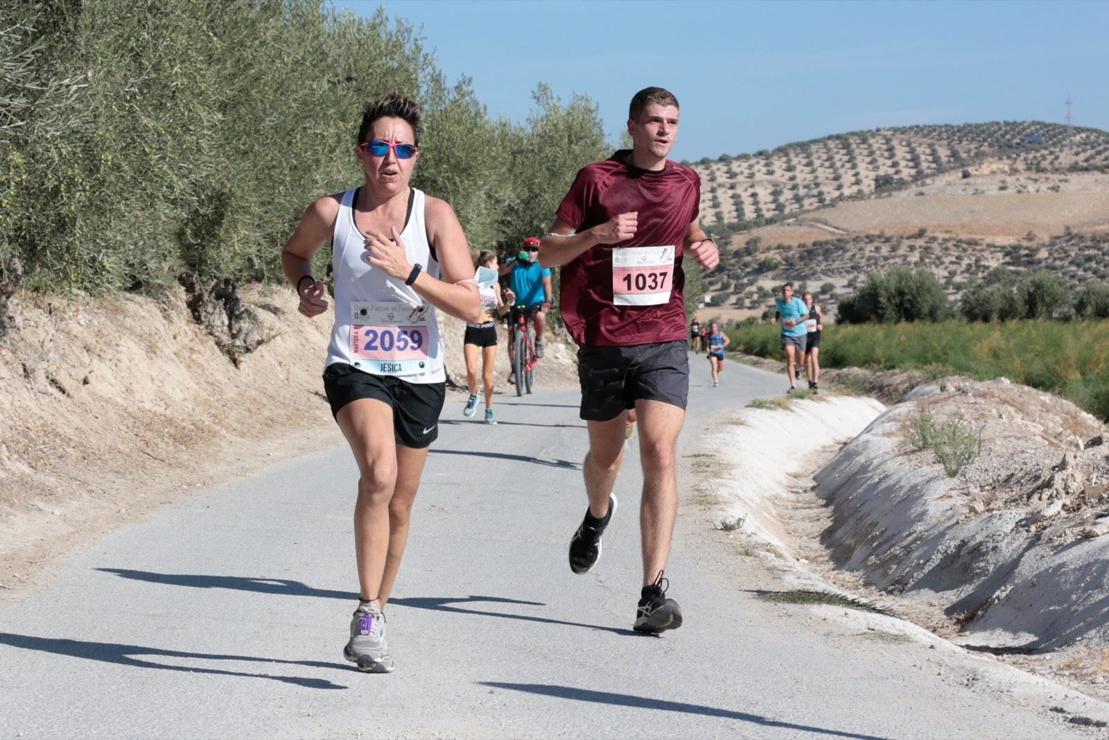 Exigente recorrido en la décima edición de la 'Villa Romana'. 