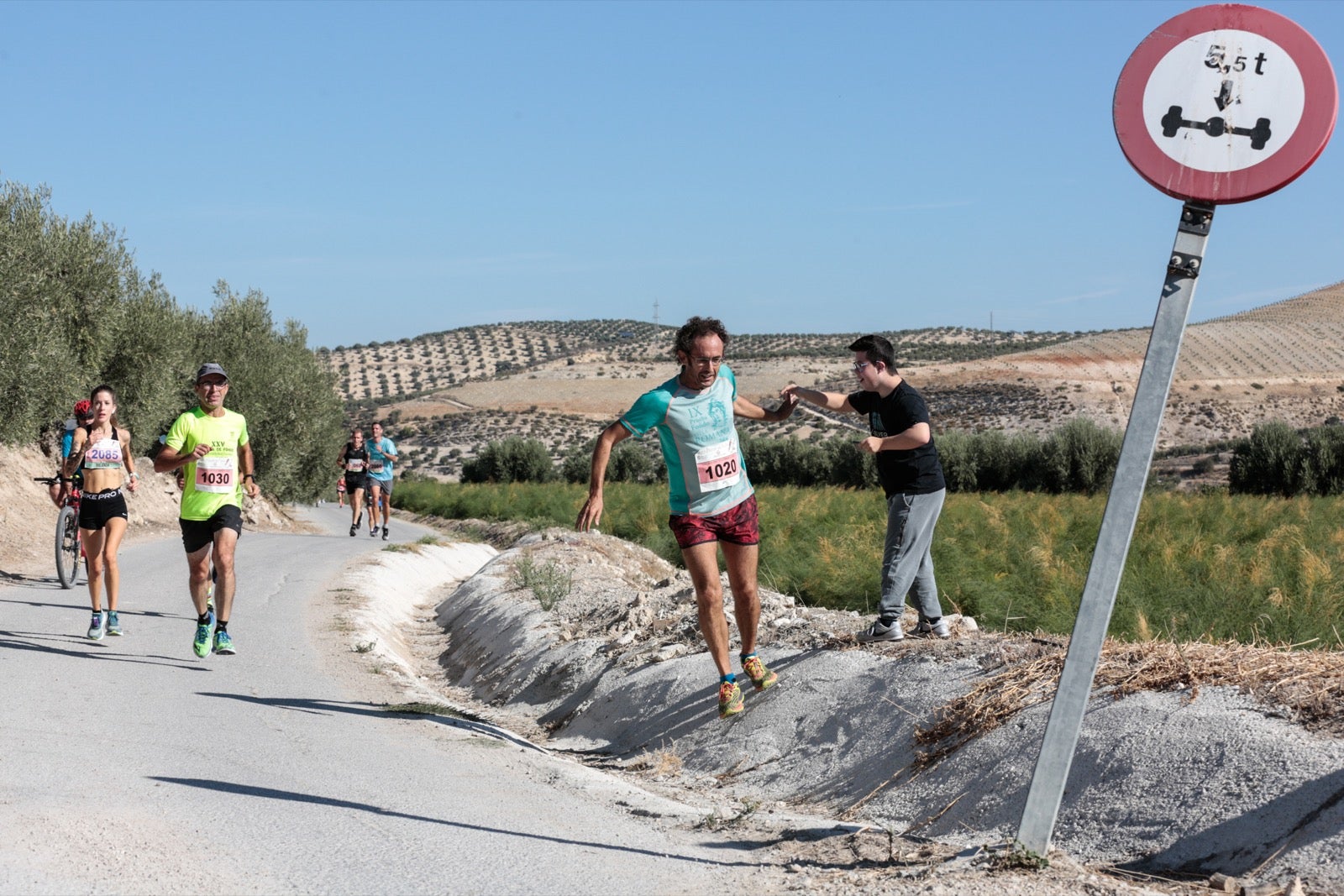 Exigente recorrido en la décima edición de la 'Villa Romana'. 