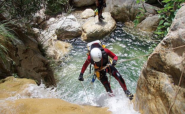 Un ejemplo del barranquismo.