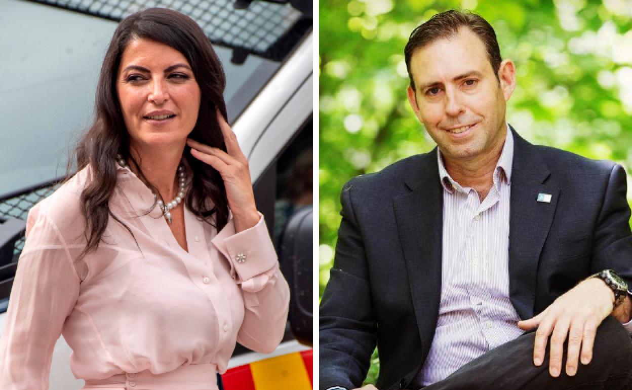 Macarena Olona y José Antonio Rodríguez.