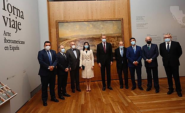 El rey Felipe inauguró la exposición. 