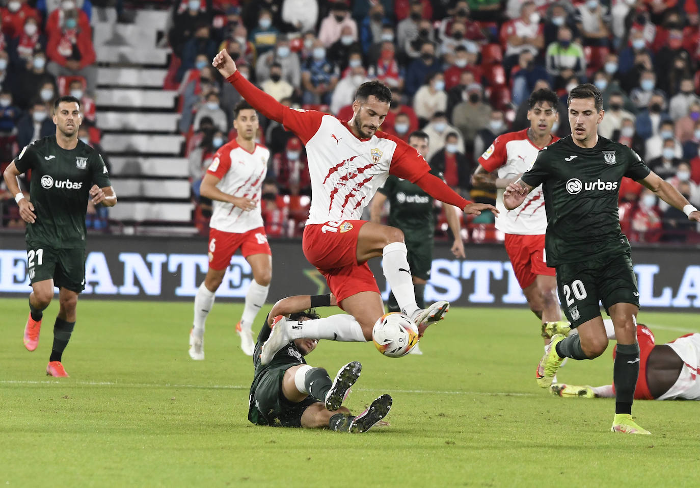 Victoria sufrida de la UD Almería ante el Leganés.