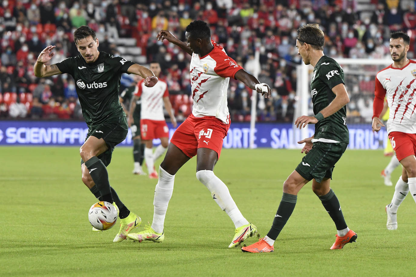 Victoria sufrida de la UD Almería ante el Leganés.