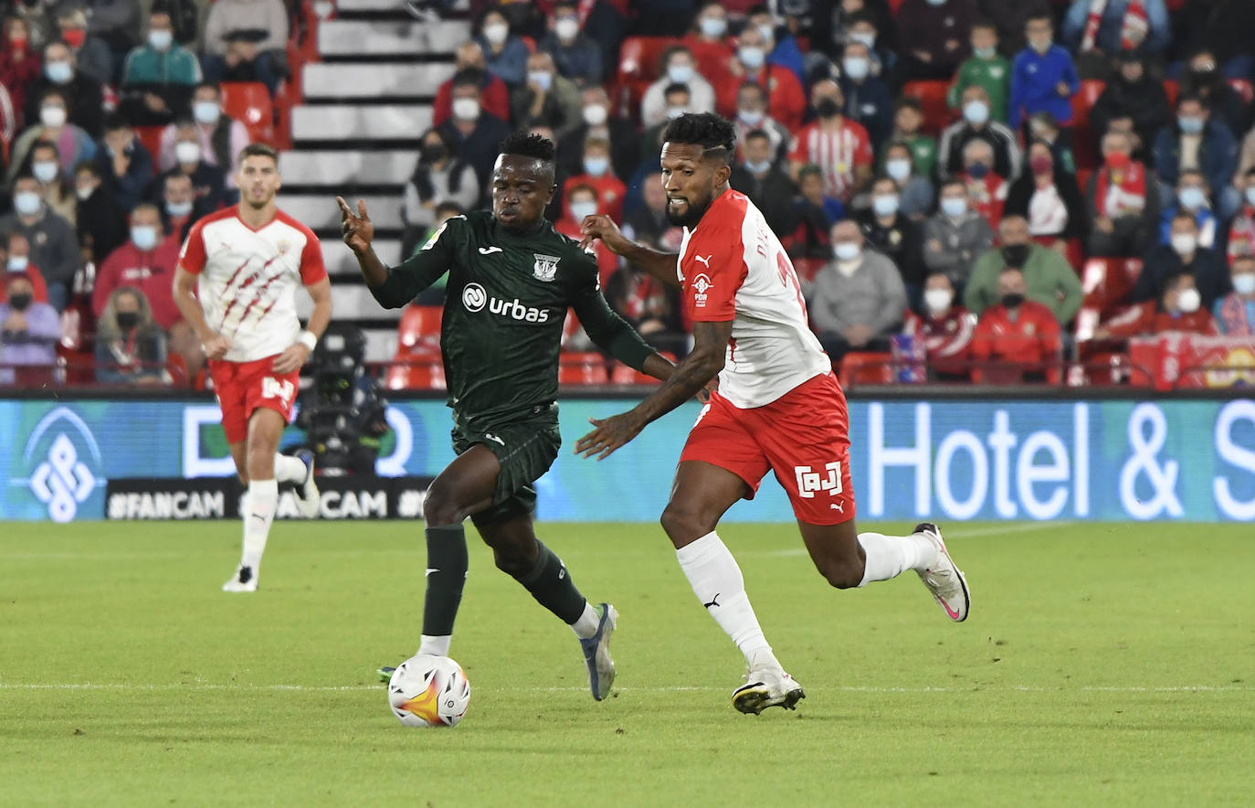 Victoria sufrida de la UD Almería ante el Leganés.