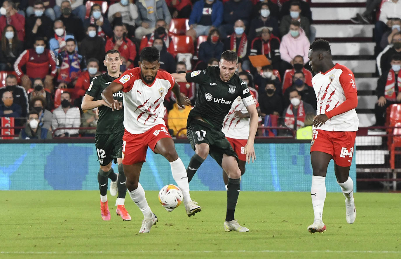 Victoria sufrida de la UD Almería ante el Leganés.