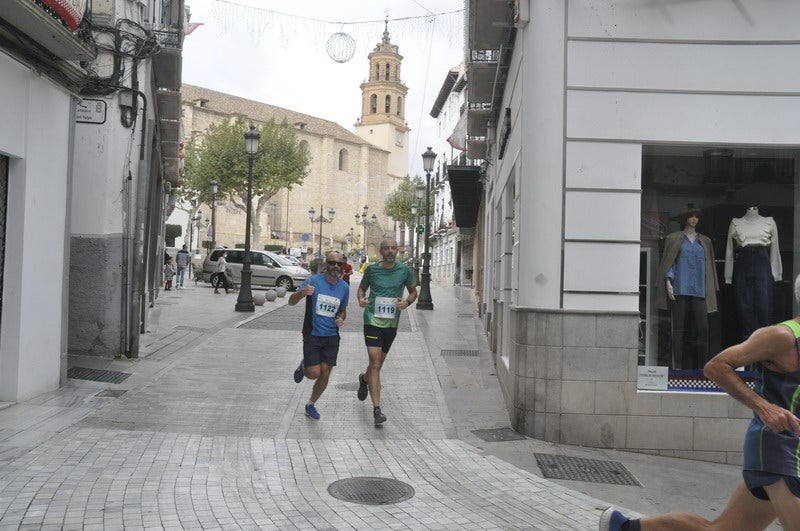 Participantes en la media maratón de Baza