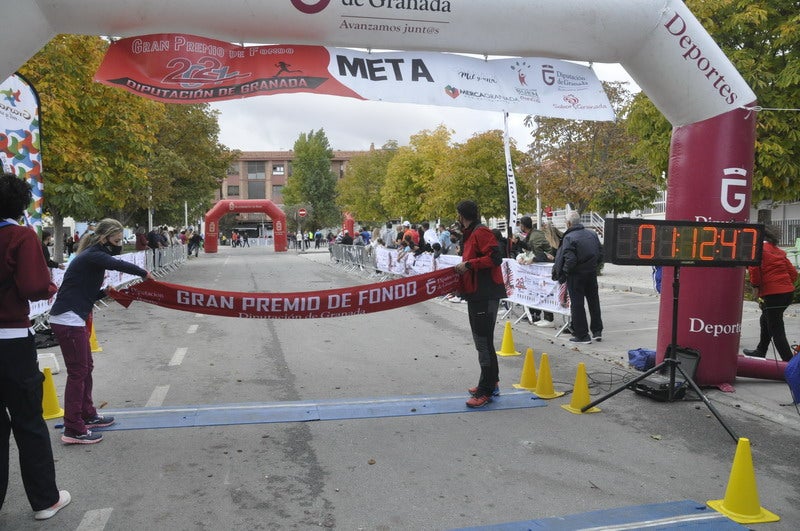 Participantes en la media maratón de Baza