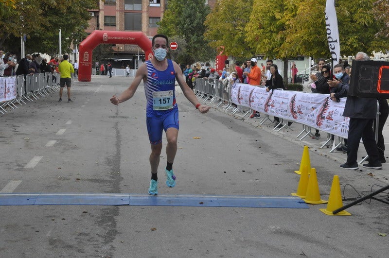 Participantes en la media maratón de Baza
