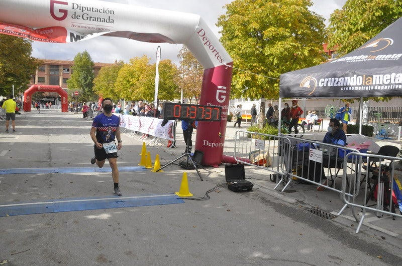 Participantes en la media maratón de Baza
