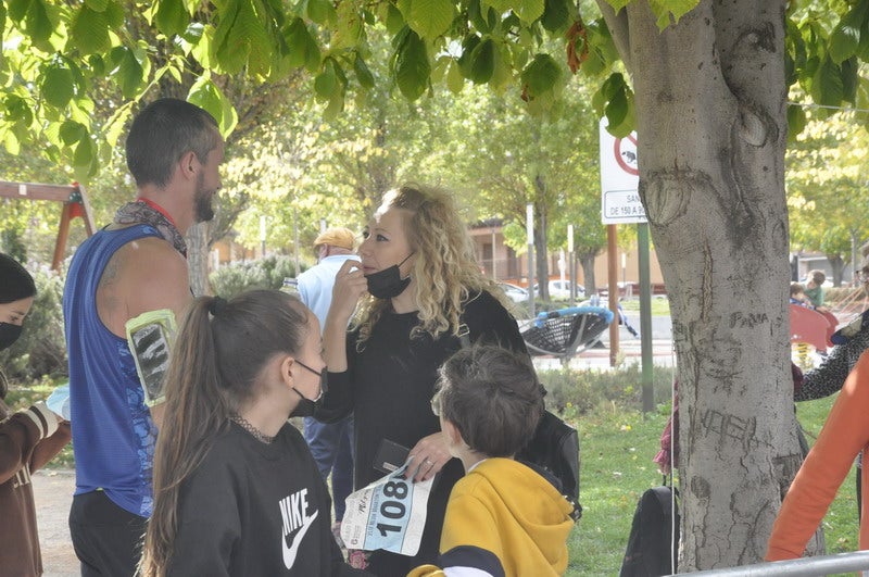 Participantes en la media maratón de Baza