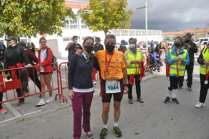 Participantes en la media maratón de Baza