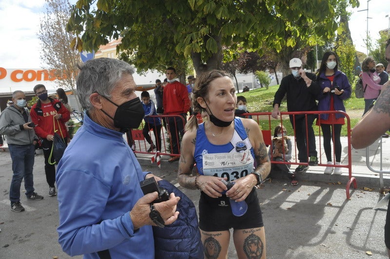 Participantes en la media maratón de Baza