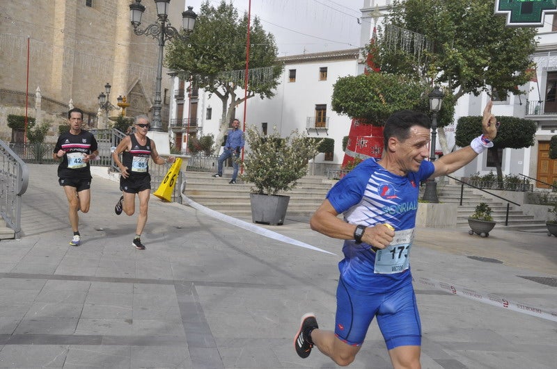 Participantes en la media maratón de Baza