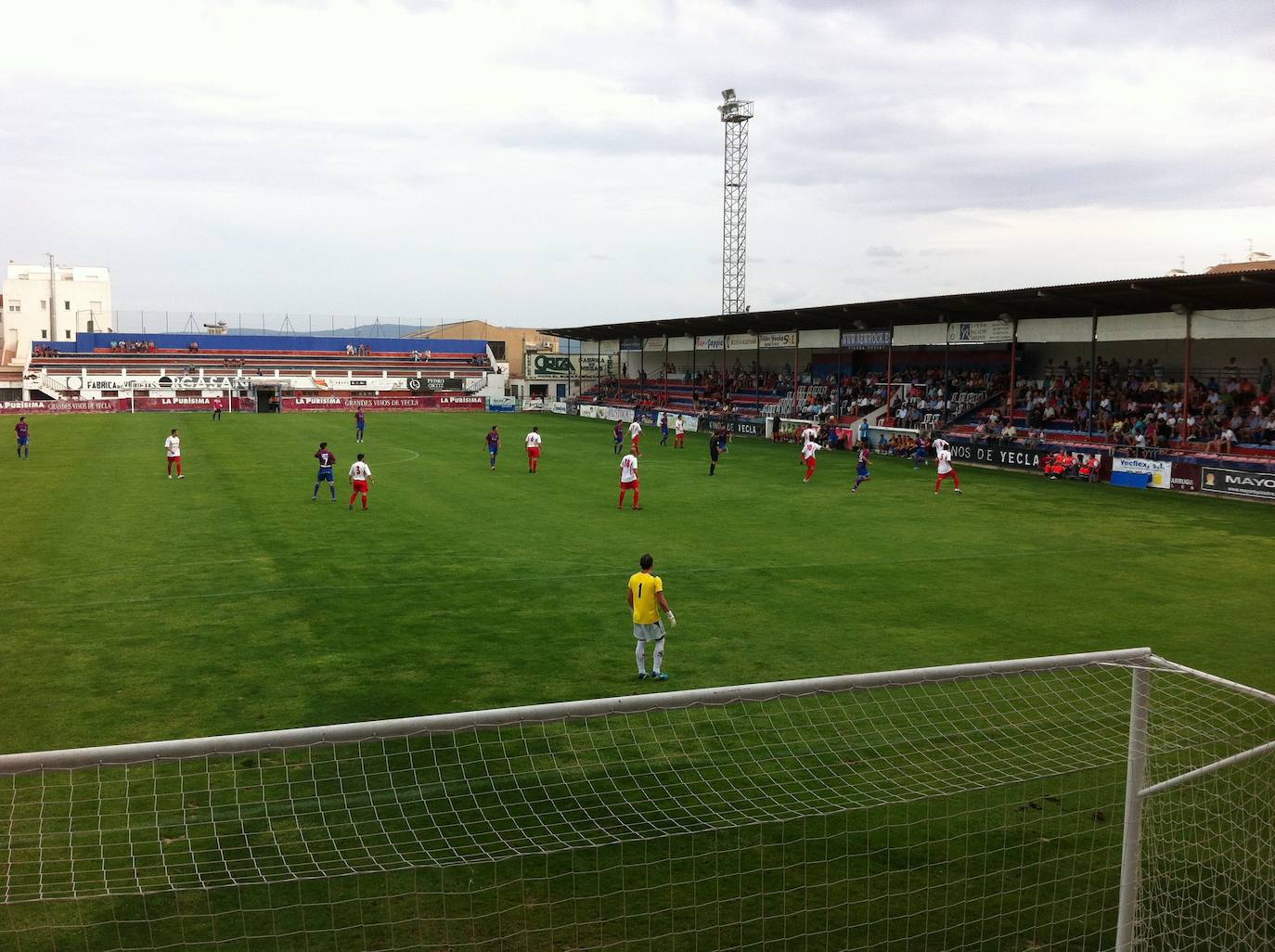 Campo de El Hornillo, donde esta mañana han sucedido los hechos. 