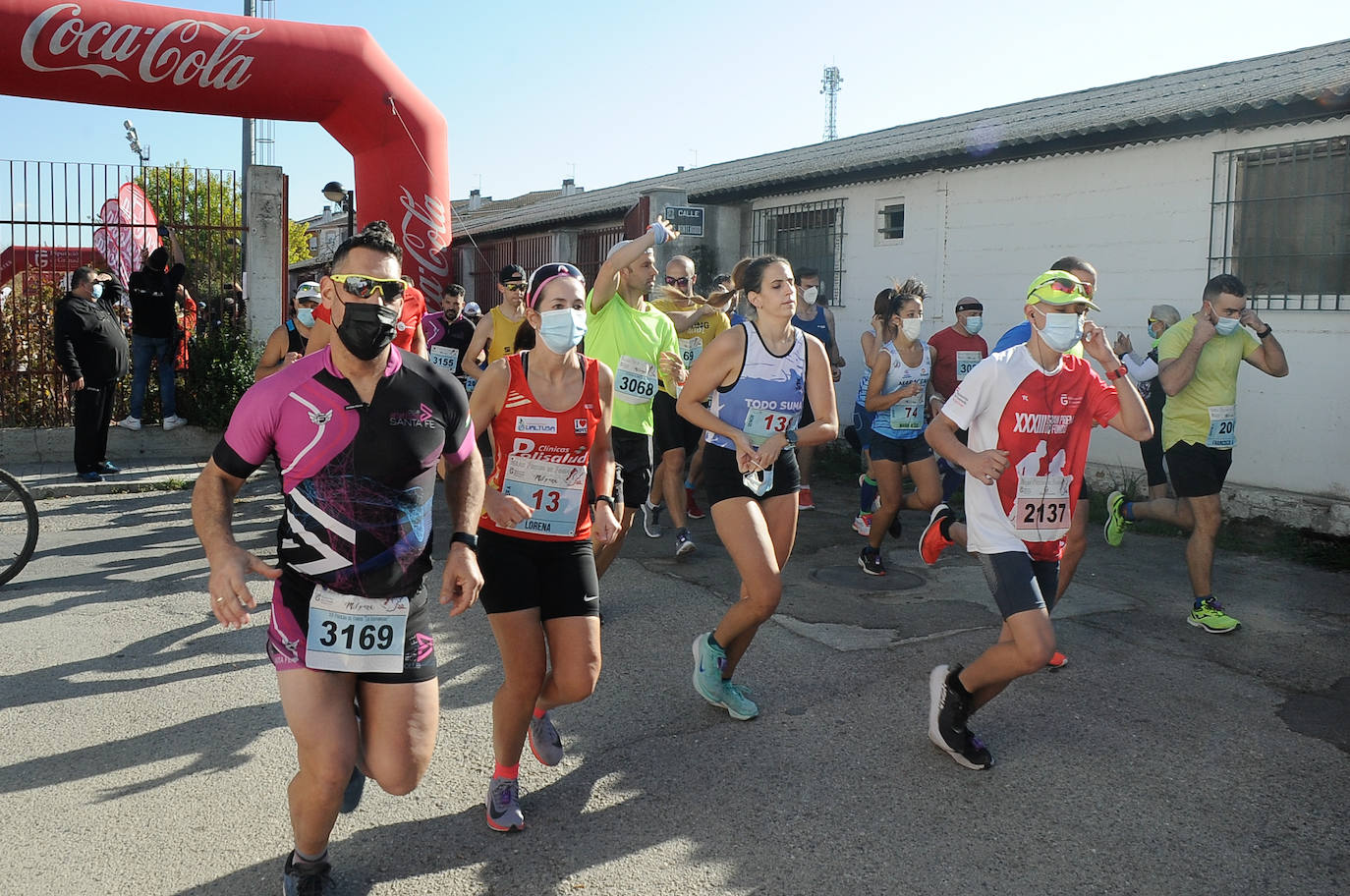 Los corredores, en la salida.