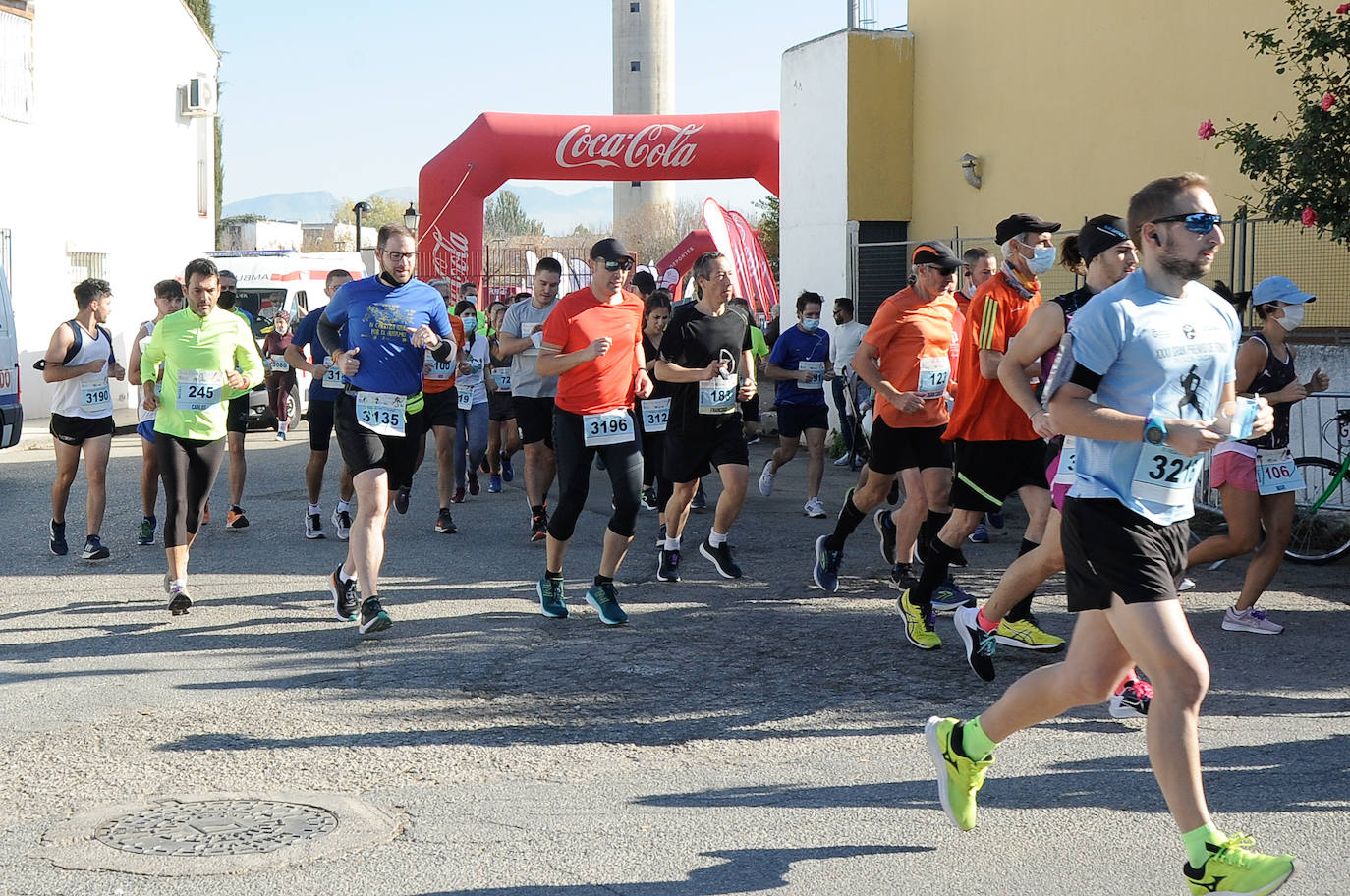 Los corredores, en la salida.