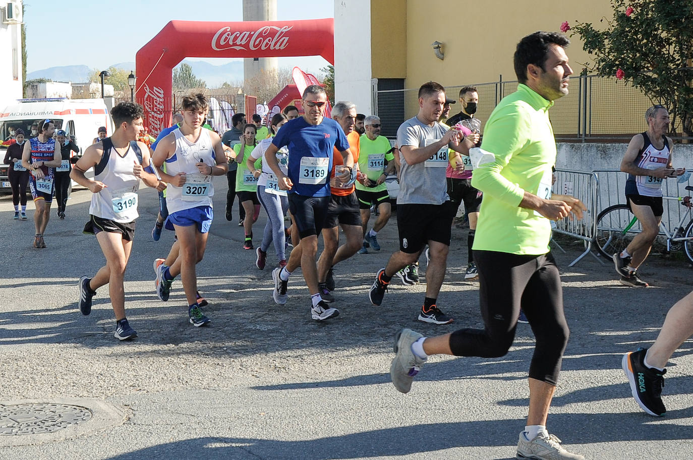 Los corredores, en la salida.