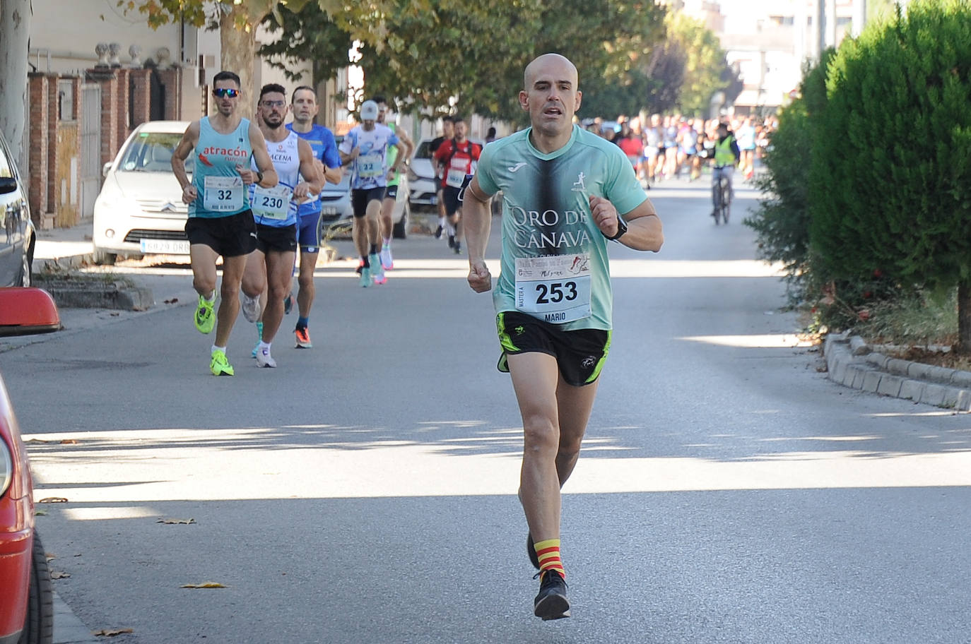 Los corredores, en la salida.
