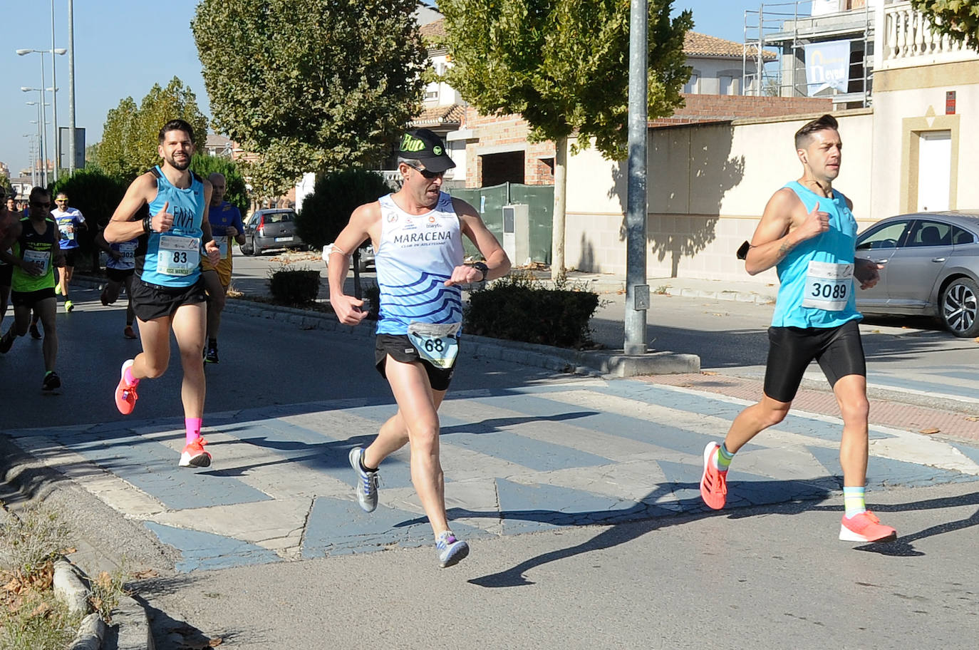 Los corredores, en la salida.