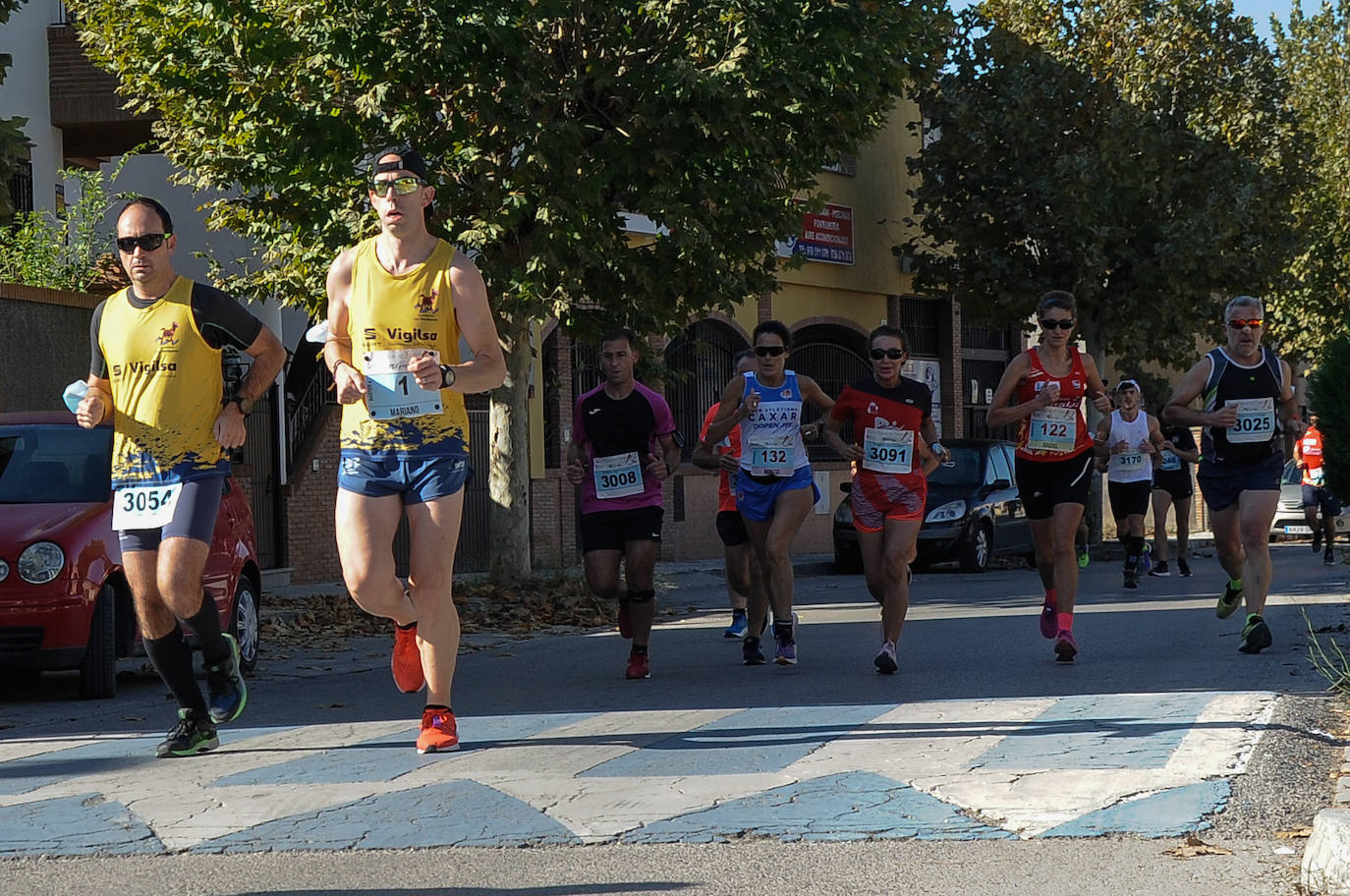 Los corredores, en la salida.