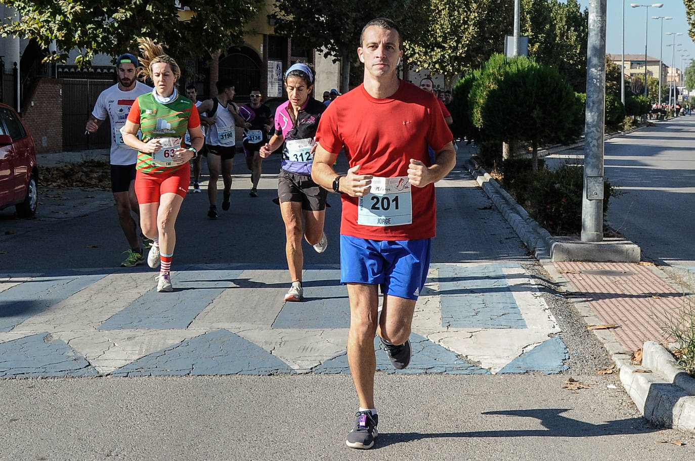 Los corredores, en la salida.