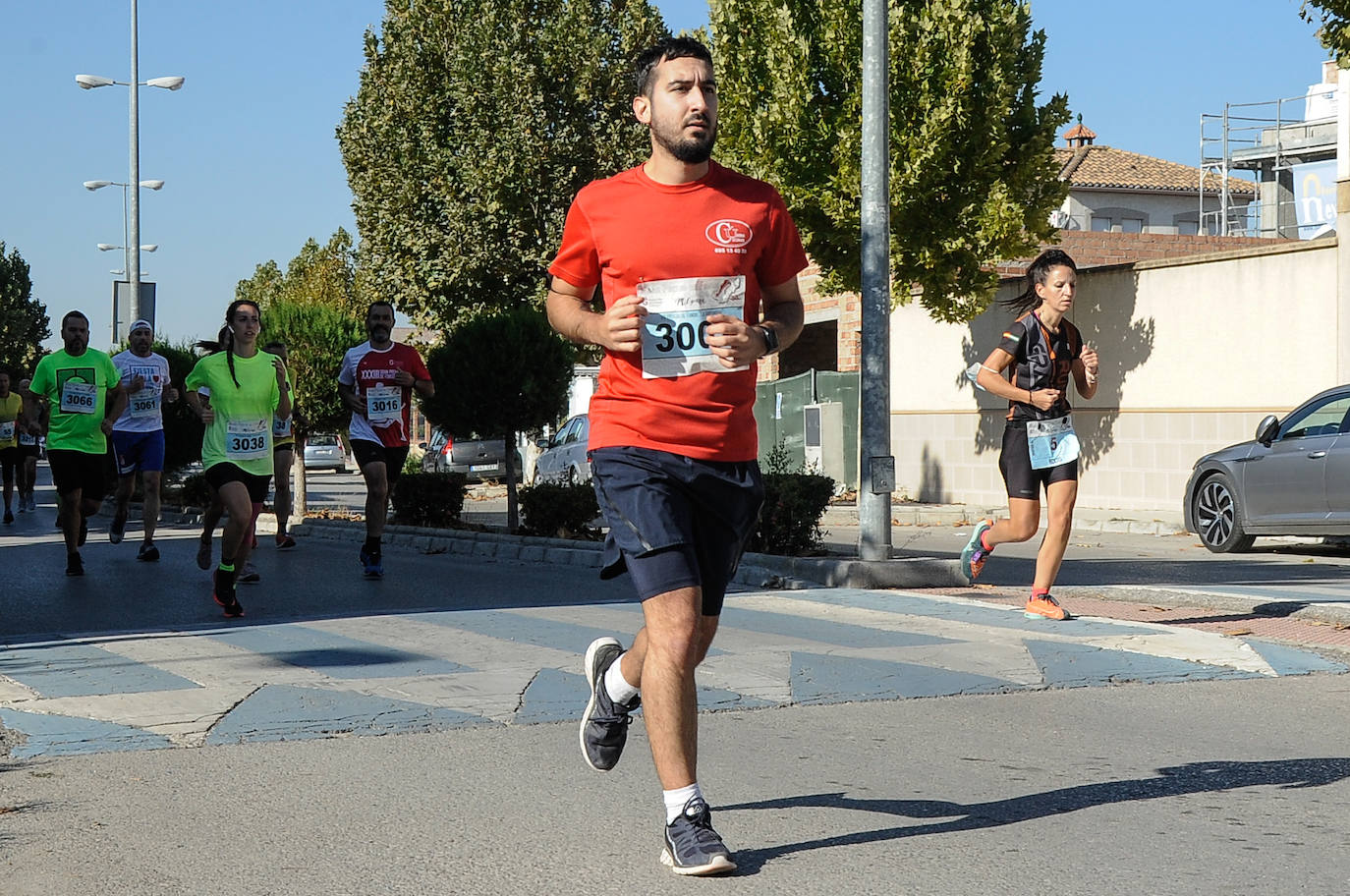 Los corredores, en la salida.