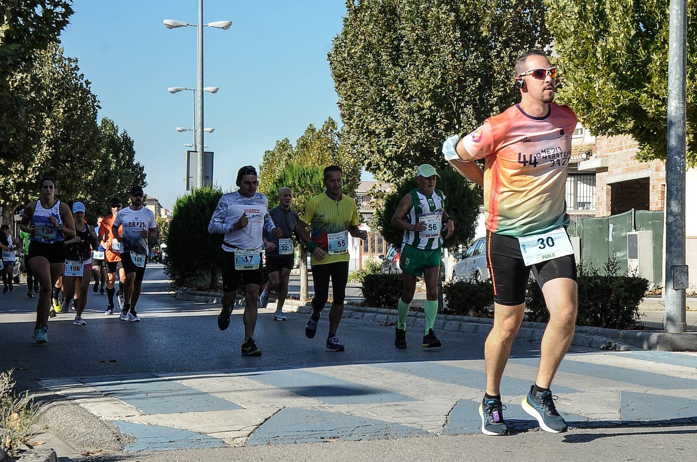 Los corredores, en la salida.