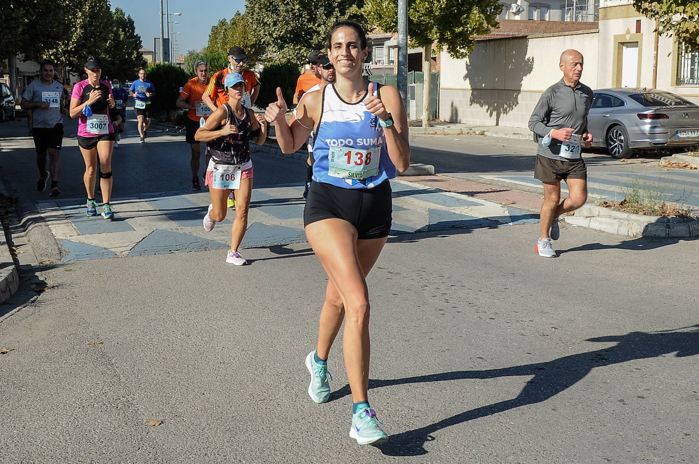 Los corredores, en la salida.