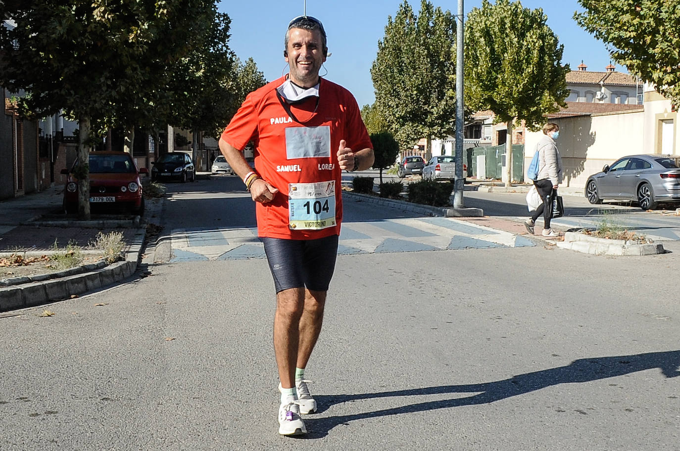 Los corredores, en la salida.