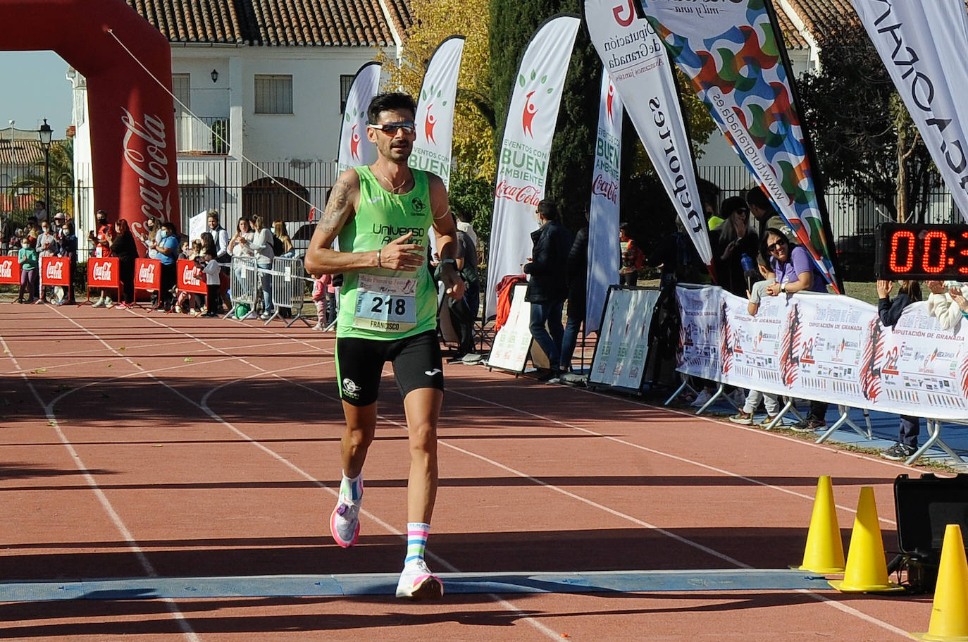 Los corredores, en la salida.