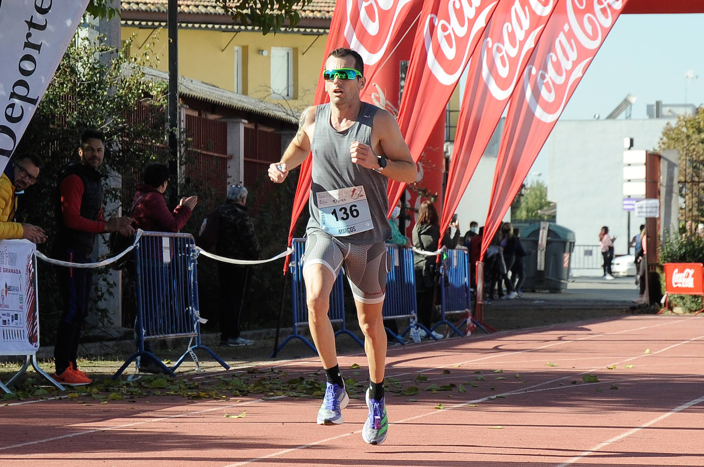 Los corredores, en la salida.