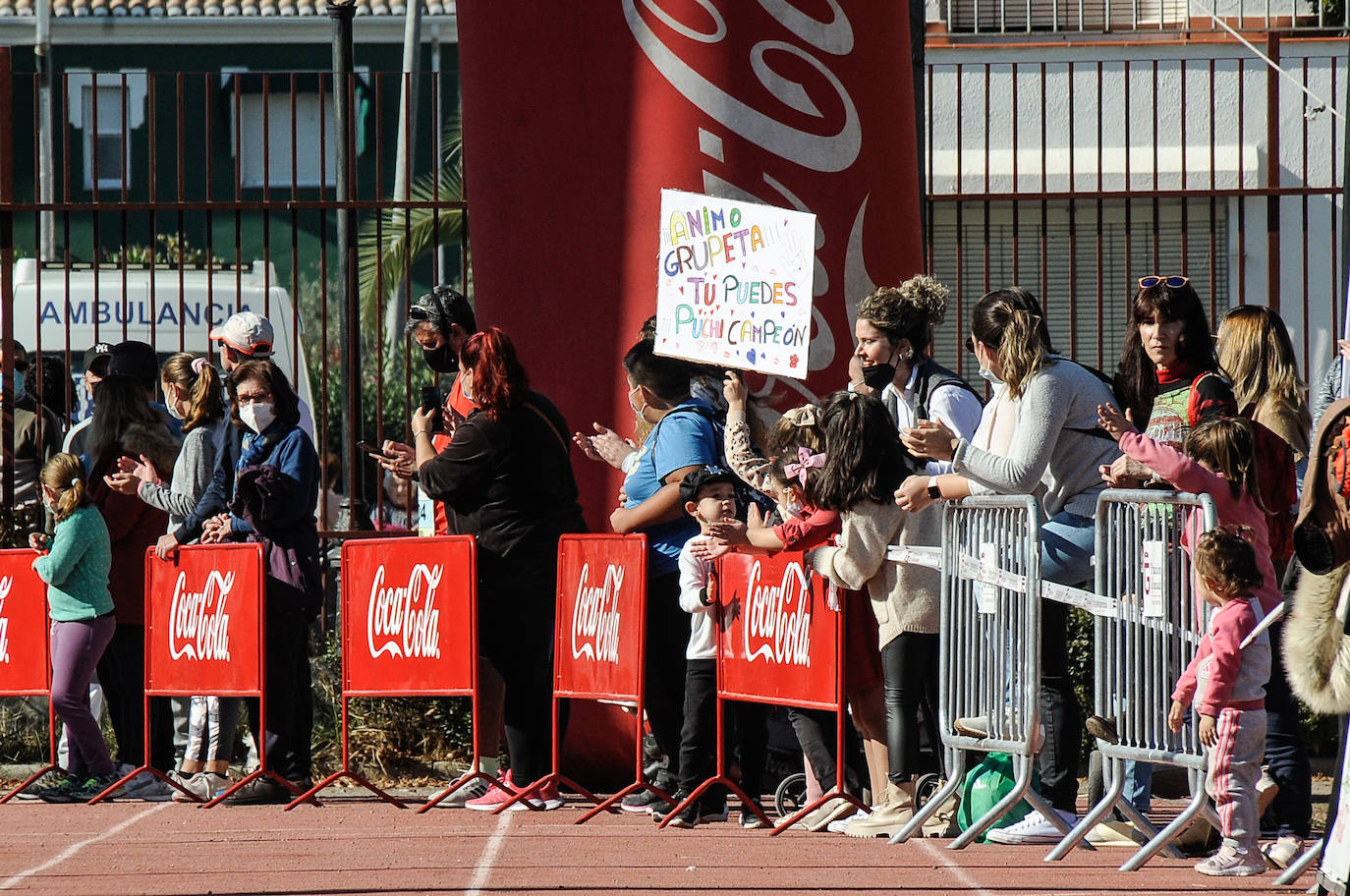 Los corredores, en la salida.
