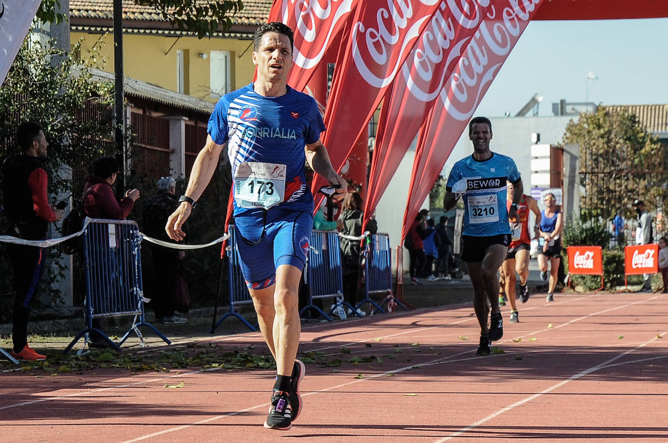 Los corredores, en la salida.