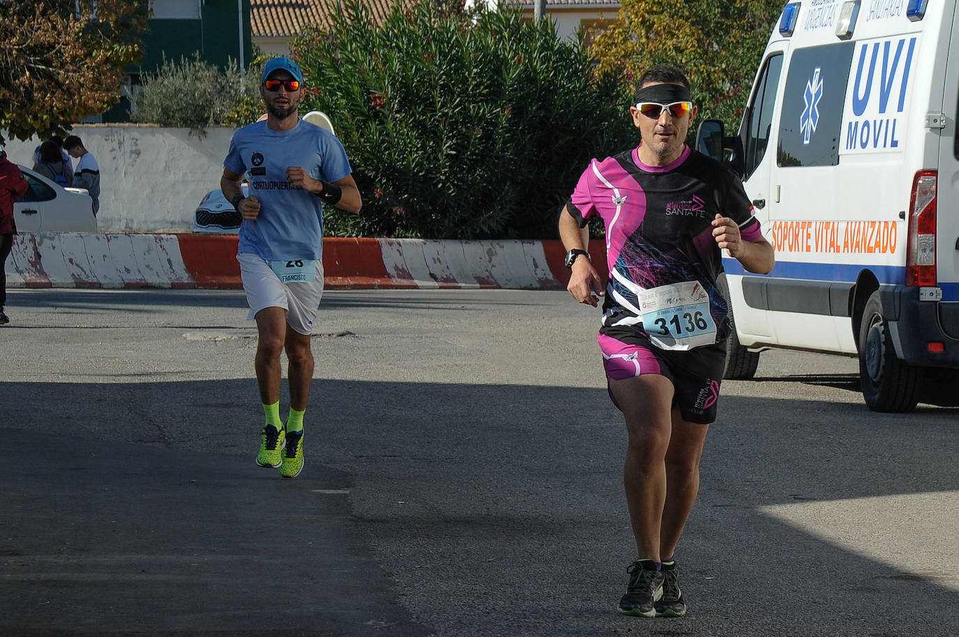 Los corredores, en la salida.