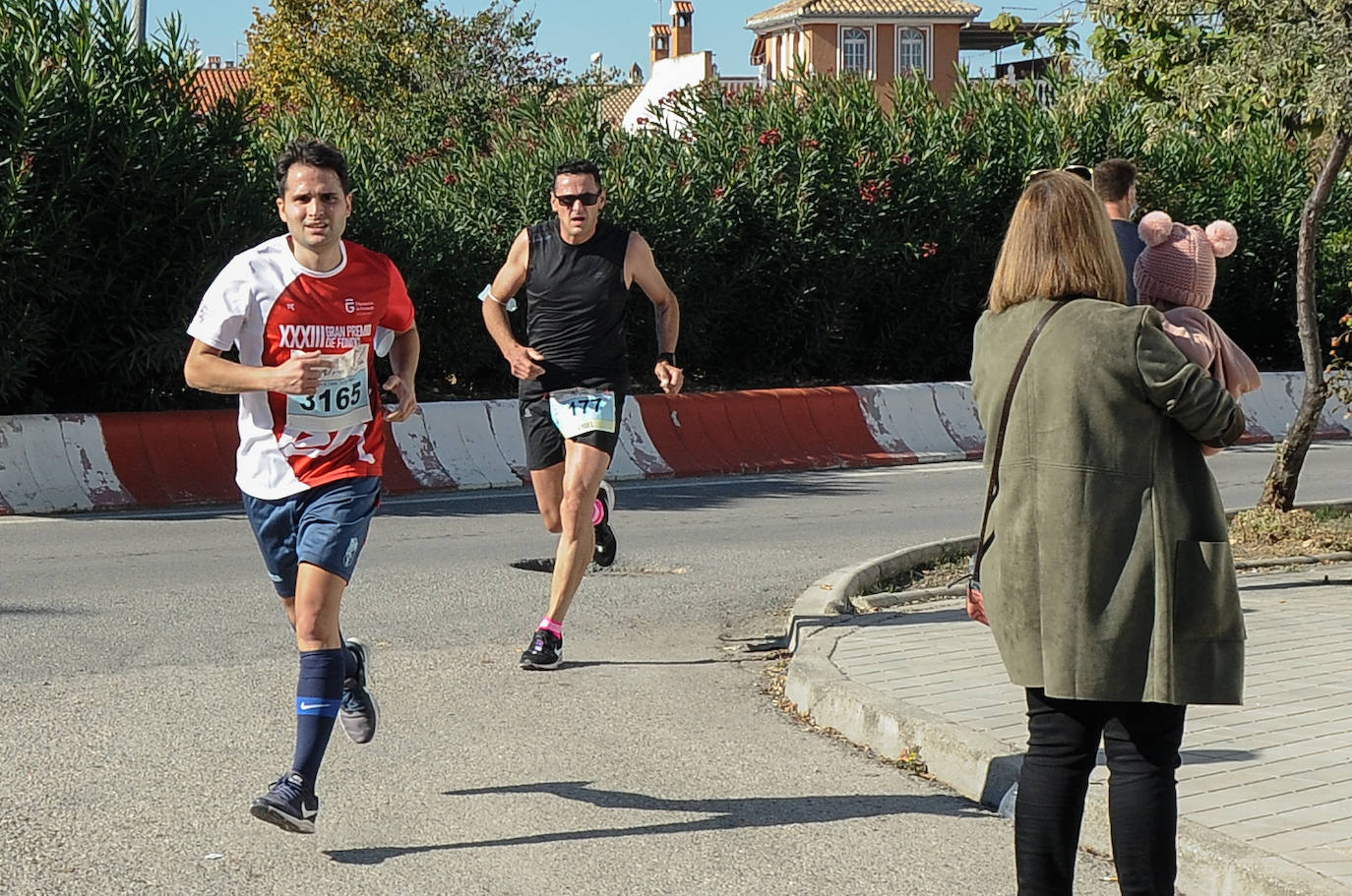 Los corredores, en la salida.