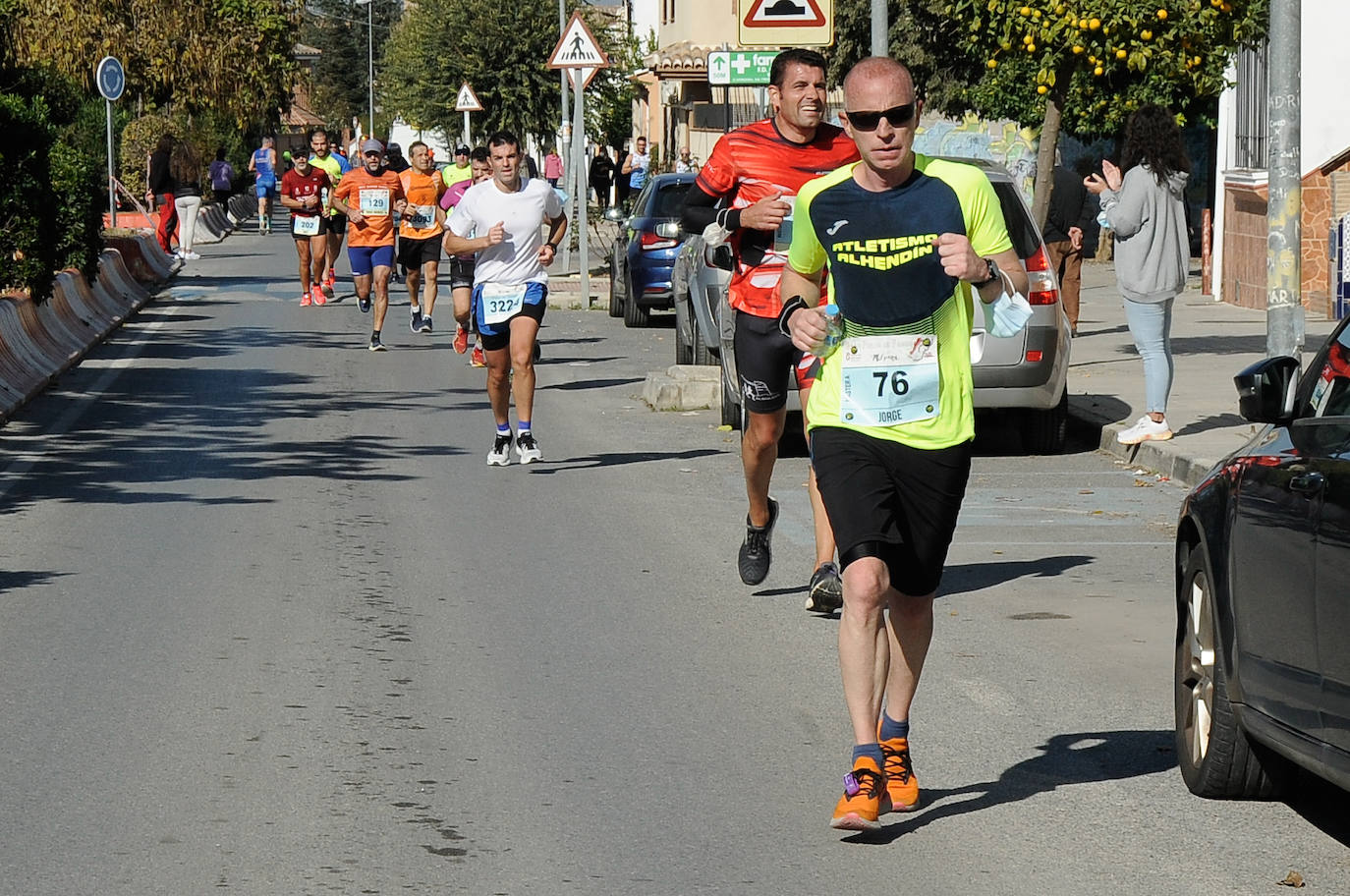 Los corredores, en la salida.