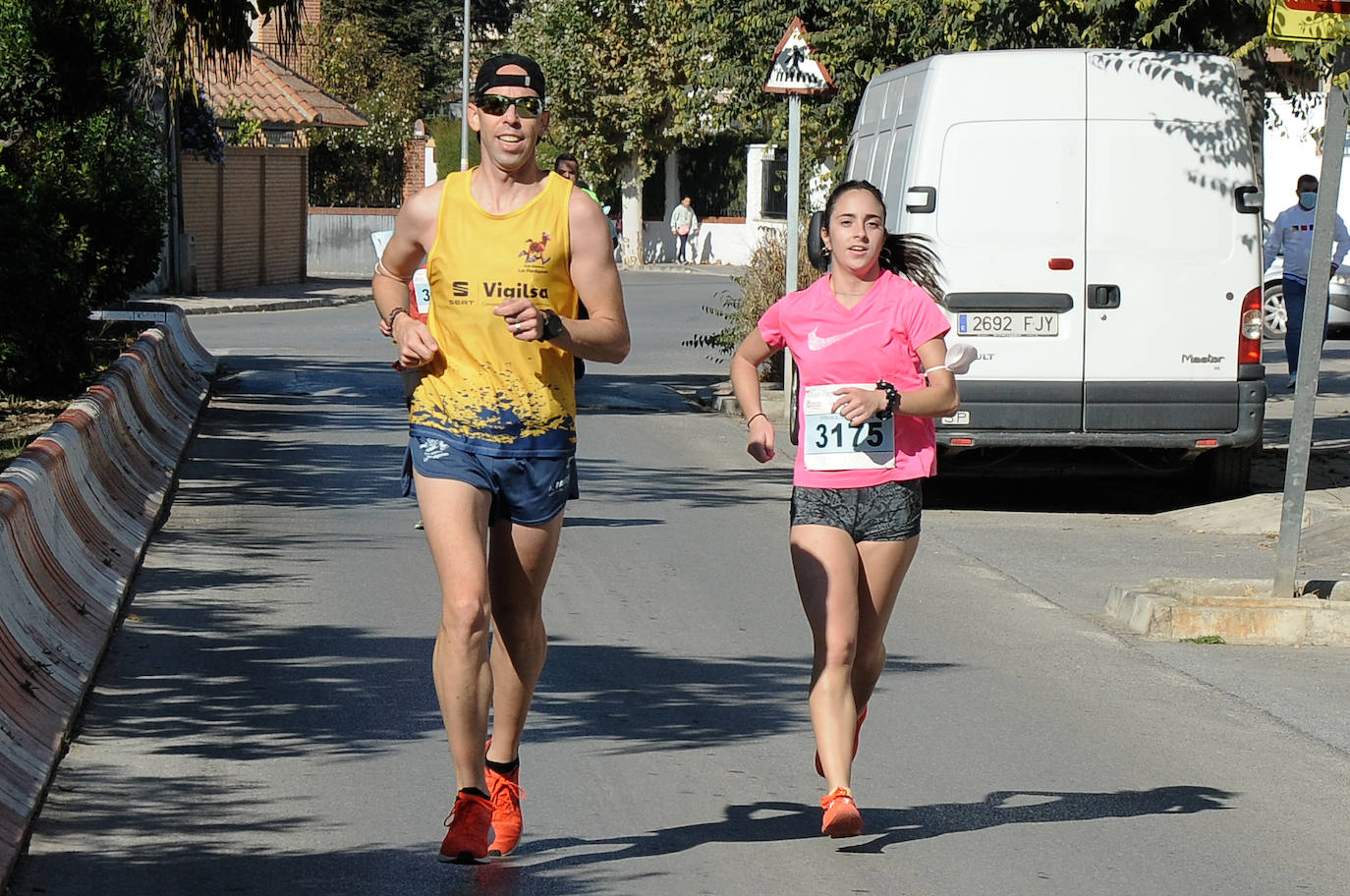 Los corredores, en la salida.