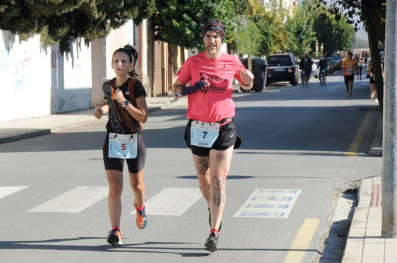 Los corredores, en la salida.