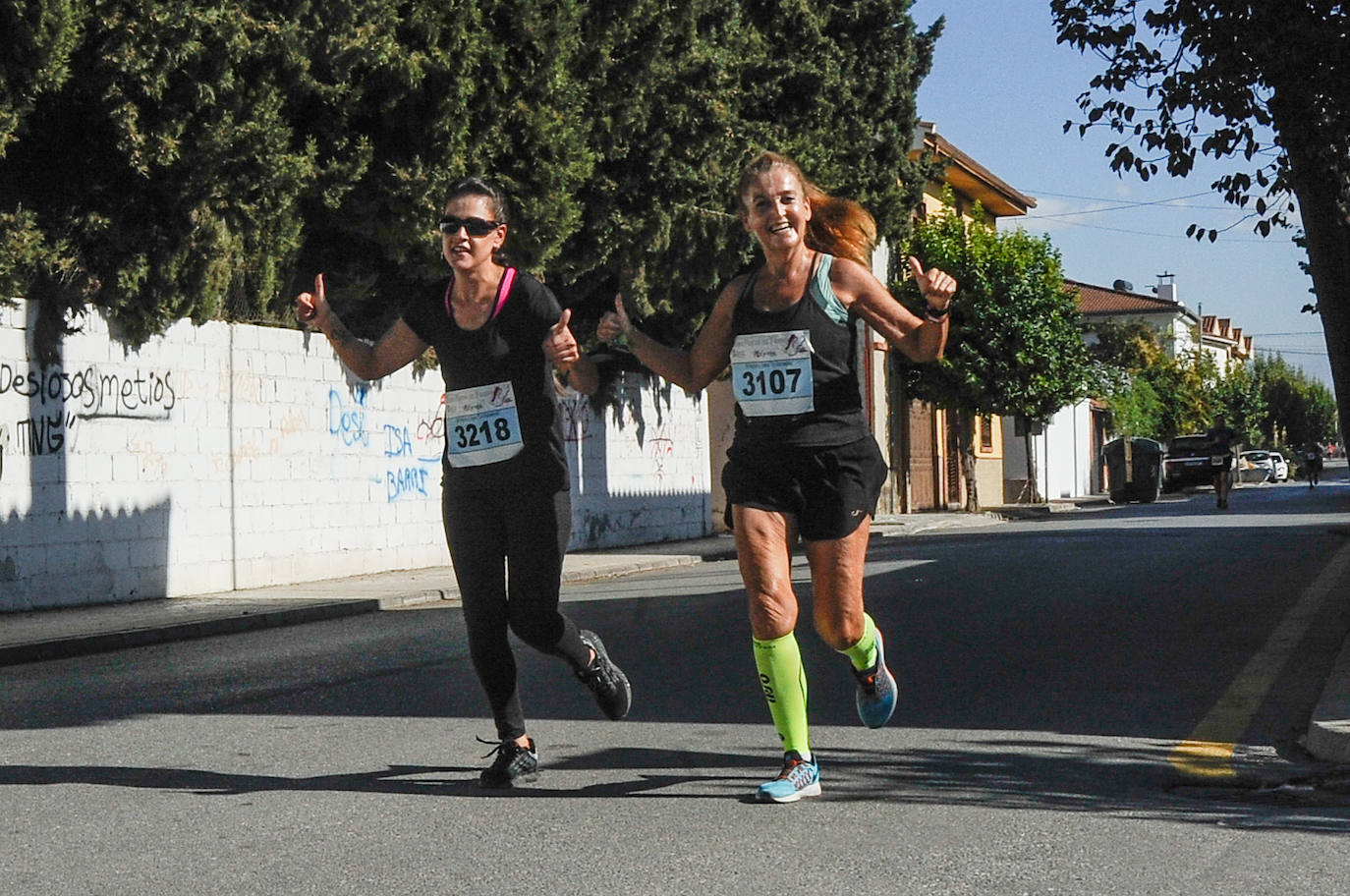 Los corredores, en la salida.