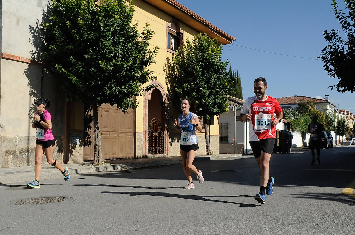 Los corredores, en la salida.