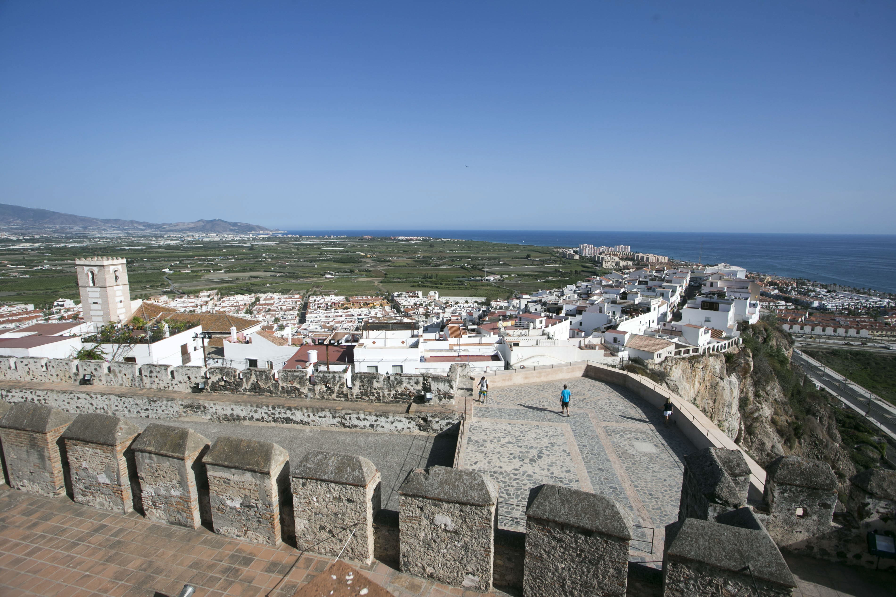 El Albayzín de Salobreña, desde el castillo árabe.