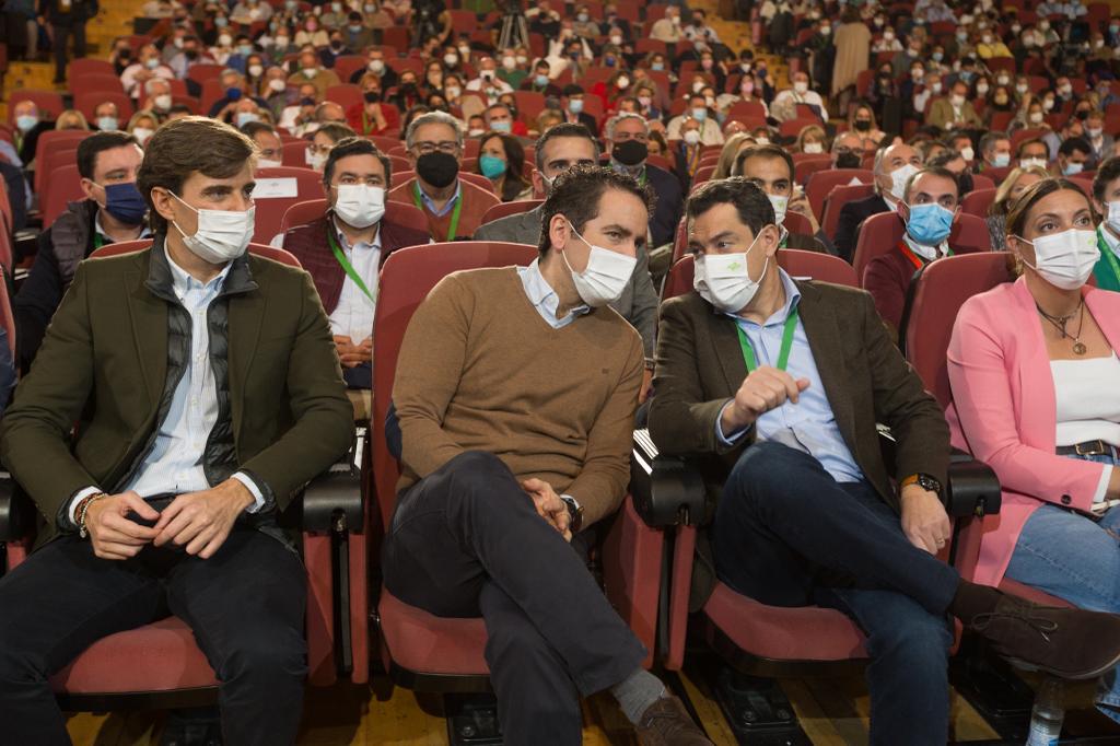 Ambiente en el congreso del PP andaluz en el Palacio de Congresoos