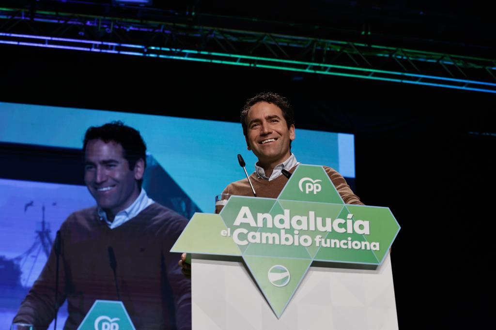 Ambiente en el congreso del PP andaluz en el Palacio de Congresoos