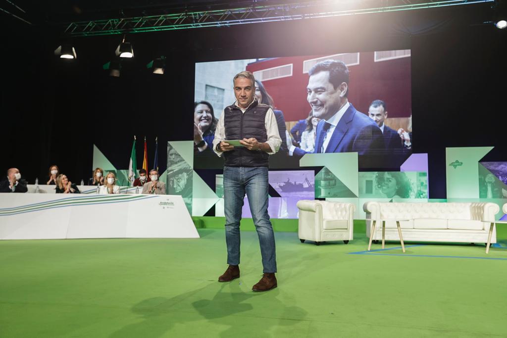 Ambiente en el congreso del PP andaluz en el Palacio de Congresoos