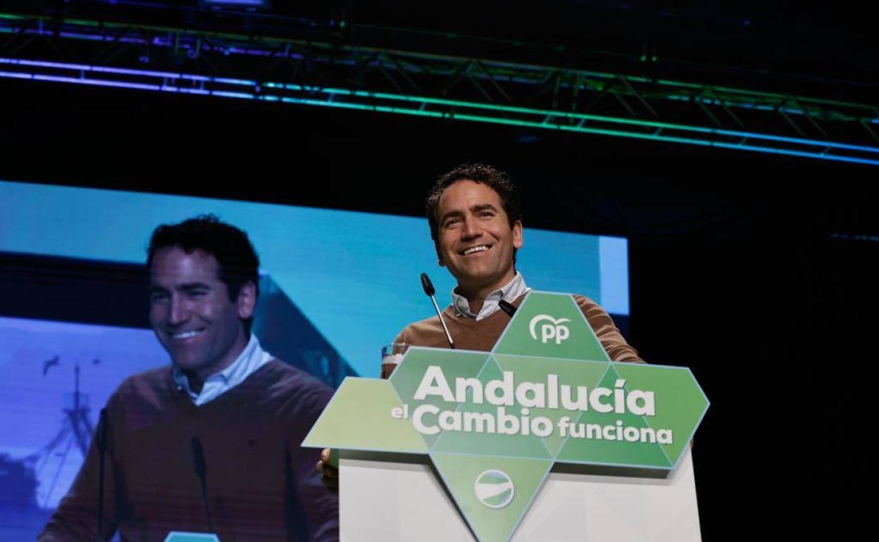 El secretario general del PP en el Congreso de Granada. 
